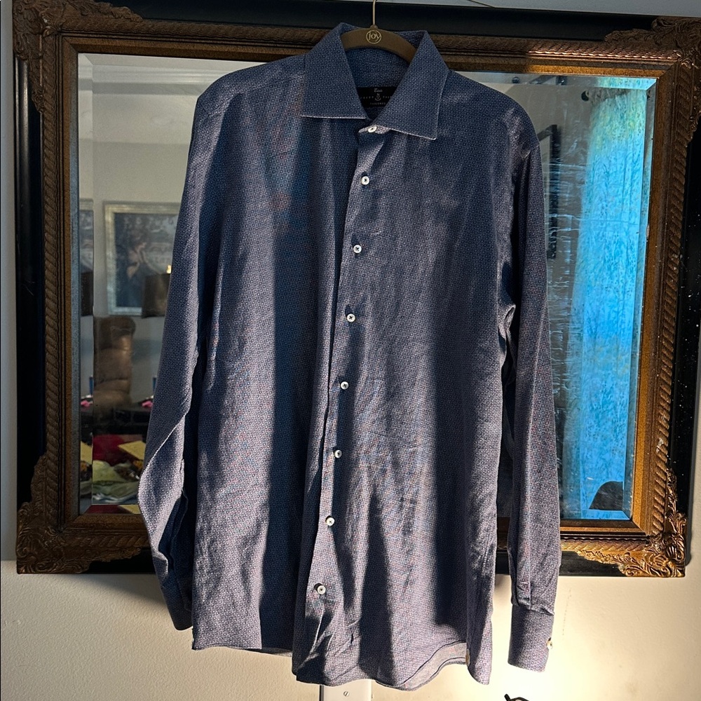 Robert Talbott Estate Blue Tailored Shirt